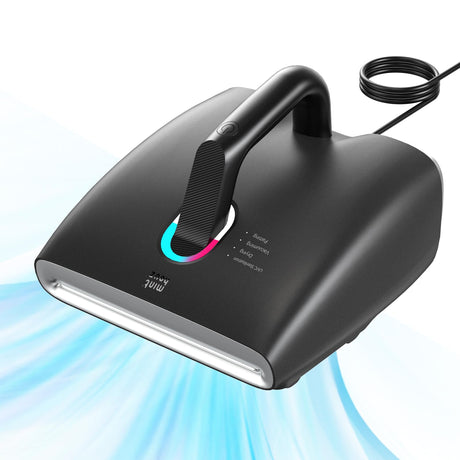 Mattress Vacuum Cleaner 6-in-1 Bed Vacuum with 15Kpa Suction 450W & 120000 RPM/Min Dual Brushroll Rotation Handheld Vacuum Widened Suction Port, Corded Minthouz