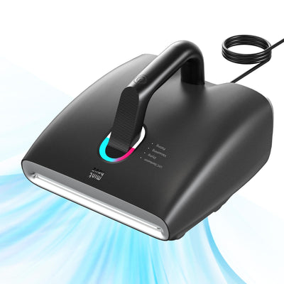 Mattress Vacuum Cleaner 6-in-1 Bed Vacuum with 15Kpa Suction 450W & 120000 RPM/Min Dual Brushroll Rotation Handheld Vacuum Widened Suction Port, Corded
