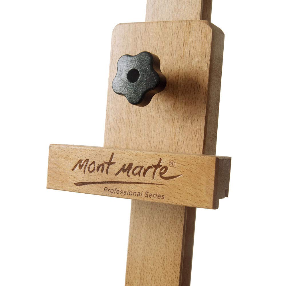Mont Marte Signature Box Floor Easel, Beech Wood 43.5 x 44 x 150 cm (LxWxH), 17.13 x 17.32 x 59.1" Mont Marte