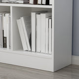 Elegant White Geometric Bookcase – Modern Contemporary Storage Solution for Your Living Room Unknown1