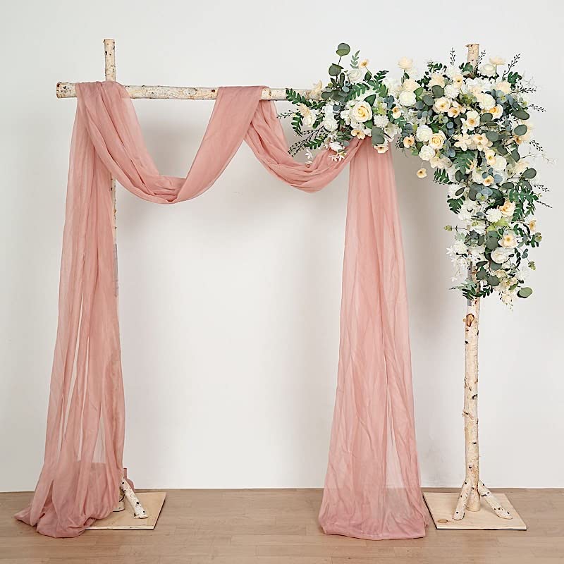 Balsa Circle 7.5 feet Natural Birch Wood Square Backdrop Stand Wedding Arch Wedding Party Event Reception Home Decorations Supplies Balsa Circle