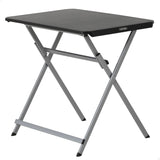 Lifetime Small Folding Table, Personal TV Tray - Portable - great for Kids, Camping, Cards, or Laptops - Plastic Black 30 Inch (80623) Lifetime