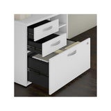 Bush Business Furniture Studio C Office Storage Cabinet with Drawers and Shelves, White (SCF130WHSU) Bush Business Furniture