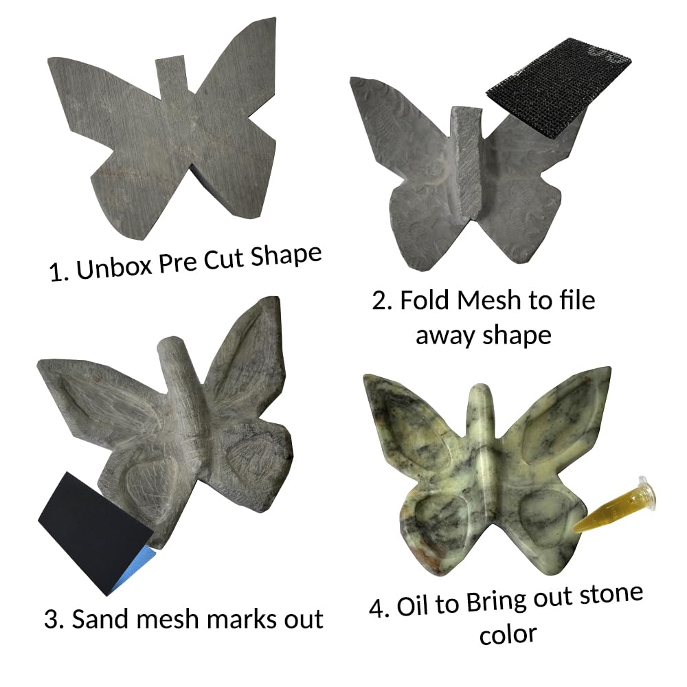 Loon Small Soapstone Carving Kit DIY Arts and Crafts Kit Generic