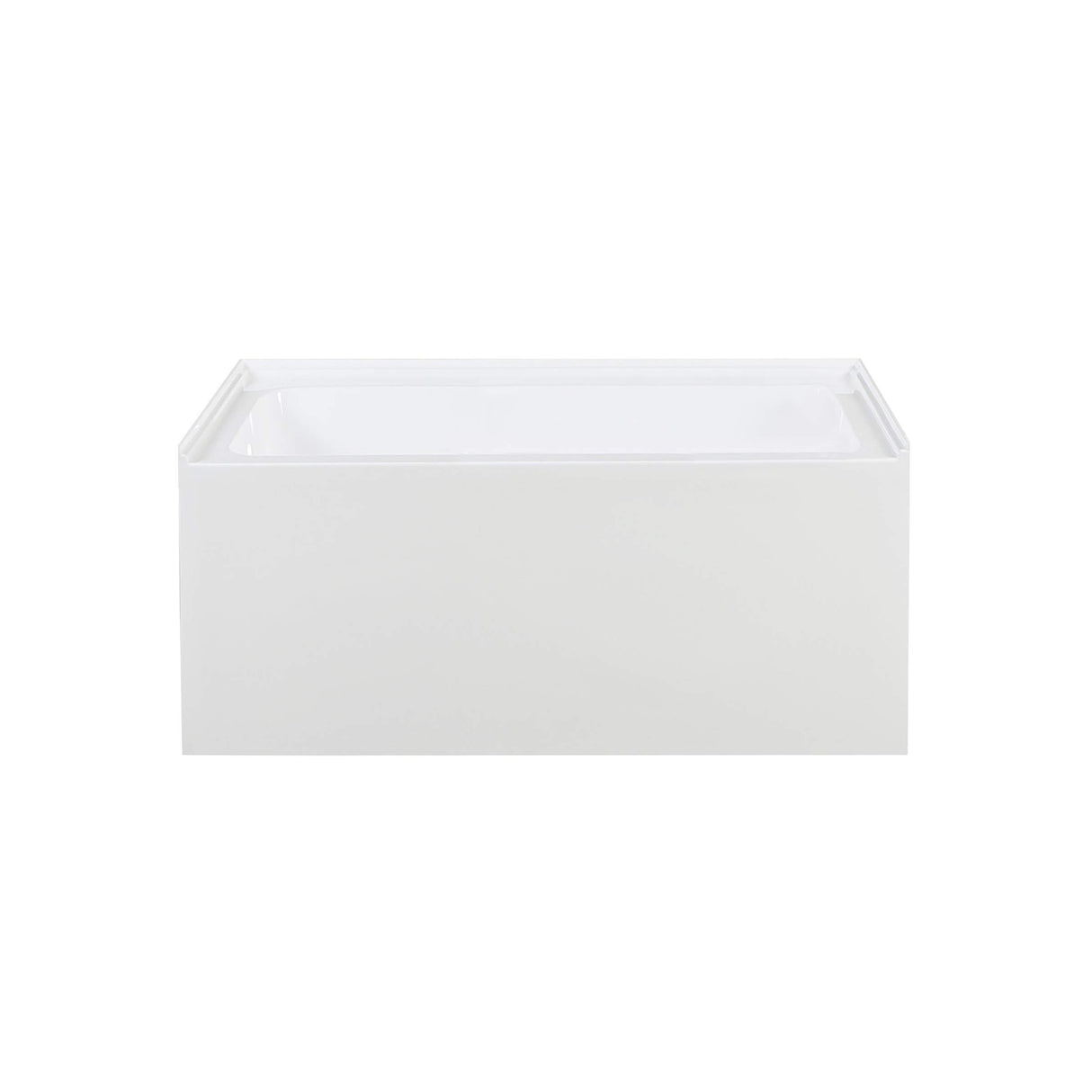 Swiss Madison Well Made Forever Voltaire 48"x32" Acrylic White, Alcove, Left Hand Drain, Apron Bathtub Swiss Madison