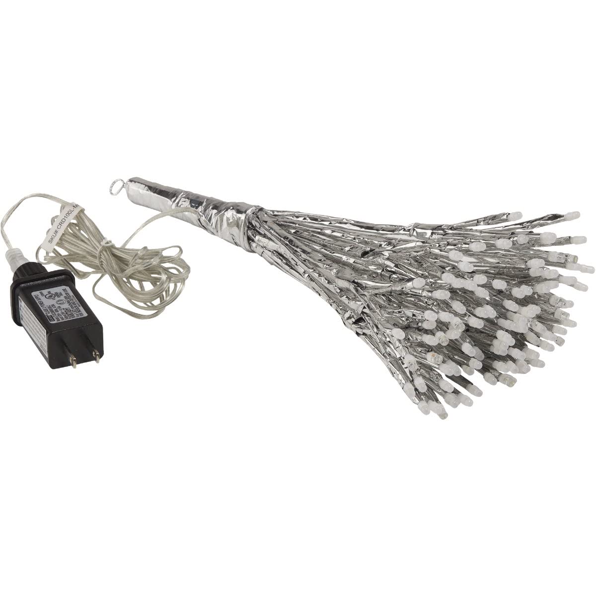 Alpine Corporation 16"H Indoor Holiday 3D Snowflake Hanging Ornament with LED Lights, Silver Alpine Corporation
