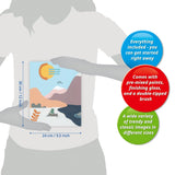 Ravensburger CreArt at The Lake Paint by Numbers Kit for Adults - 25981 - Painting Arts and Crafts for Ages 12 and Up Ravensburger