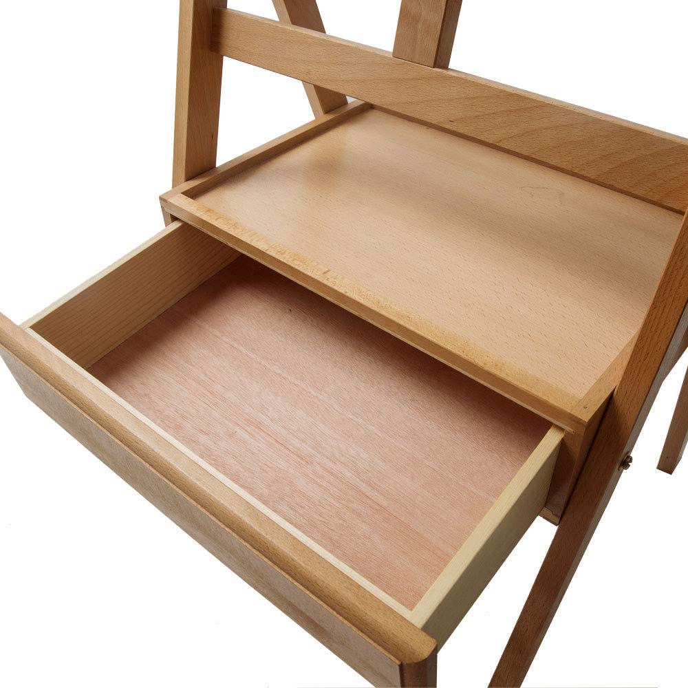 Mont Marte Signature Box Floor Easel, Beech Wood 43.5 x 44 x 150 cm (LxWxH), 17.13 x 17.32 x 59.1" Mont Marte