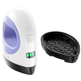 VEVOR Mini Heat Press - Small Heat Press Machine - 3 Heat Settings and Auto-Off - Portable Heat Transfer Machine - Sublimation Machine for T-Shirts/Hats/Coasters/Bags (White Blue) VEVOR