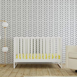 Davinci Hunter 3-in-1 Convertible Crib, White, Easy Assemble, Greenguard Gold Certified DaVinci