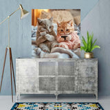 ZQEATRY 5d Diamond Painting Kits for Adults Beginners,Cute Animal Cat Diamond Art Kits for Adults,DIY 5D Full Round Drill Paint by Diamonds Dots, Home Wall Decor 12 x 12 Inch ZQEATRY