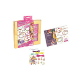 Make It Real Disney Princess Crystal Dreams Jewelry Kit - DIY Bead & Charm Bracelet Set with Swarovski Crystals, Includes Supplies & Exclusive Princess Book - Create 6 Bracelets, Ages 8 Make It Real