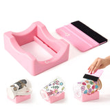 Beryzol Silicone Cup Cradle, Cup Cradle for Tumblers Use to Apply UV DTF Decal/Apply Vinyl Decals - Keep Mugs in Place with Felt Squeegee Beryzol