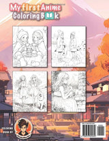 My first Anime Coloring Book: Kawaii Girls and their cute Animal Friends WoodArtSupply