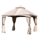 Garden Winds Replacement Canopy Top Cover for Turnberry Gazebo - RipLock 350 Garden Winds