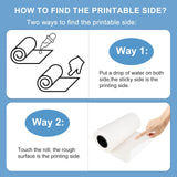 Sublimation Paper Roll Fast Dry 105gsm 13 Inch x 328 Feet, Compatible with Inkjet Printer, For T-Shirts Mugs Fabric DIY imtfzct