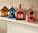 Creative Hobbies 12 Pack of Wooden Bird Houses to Paint, Unfinished DIY Design Your Own Great for Crafts, Weddings, Bible Camp and More! Creative Hobbies