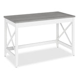 Alera ALEWSF4824GY 47.24 in. x 23.62 in. x 29.53 in. Farmhouse Writing Desk - Gray Alera