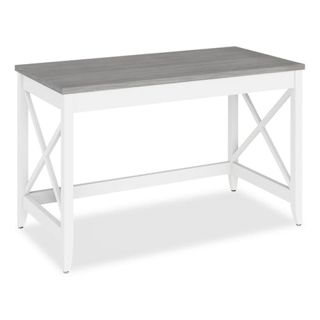 Alera ALEWSF4824GY 47.24 in. x 23.62 in. x 29.53 in. Farmhouse Writing Desk - Gray Alera