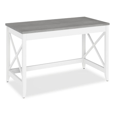 Alera ALEWSF4824GY 47.24 in. x 23.62 in. x 29.53 in. Farmhouse Writing Desk - Gray