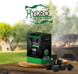 Hydro Coconut Charcoal - Ultimate Grilling & BBQ Experience with Cubes Made of Coconut Shell, Long-Lasting Odorless Charcoal - (1 KG) Hydro