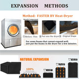 Acoustic Foam Panels 12 Pack 1" x 12"x 12" High Density Soundproofing Wedges for Wall Sound Proof Foam Panels Noise Absorbing Blocker and Sound-Damping Black Perfect for Studio Office Gaming Room Saiqiang