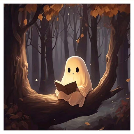 hill froeistung Ghost Diamond Art Painting Kits for Adults,Forest Diamond Art for Beginners, 5D DIY Full Drill Round Gem Art Craft Home Wall Decor Gift 12x12 inch hill froeistung