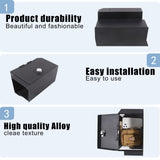 Car Center Console Safe Box Compatible with Toyot@ Tundra 2022-2025，Center Console Armrest Safe Lock Box Armrest Gun Security Organizer Tray with 3-Position Combination Lock and Key (black) HAPPYHORSE