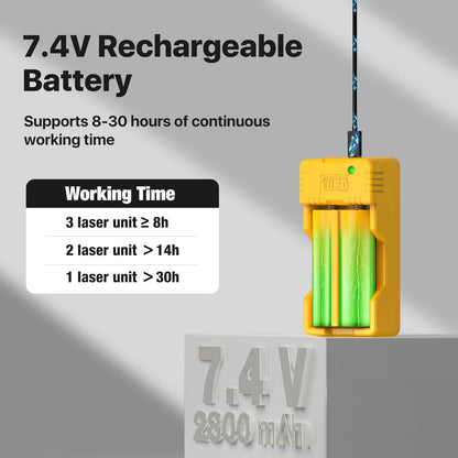 Laser Level 360 Self Leveling,DEGLASERS 3x360 Green Cross Line Laser Level for Construction and Picture Hanging with Rechargeable Battery(30Hrs), Remote Control, Magnetic Bracket, Portable Ba - WoodArtSupply