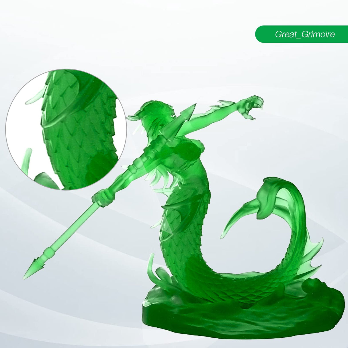 ELEGOO 3D Printer Resin, 405nm Fast UV Curing Standard Photopolymer Resin, High Precision, Non Toxic 3D Resin for Saturn 4/Saturn 3/Mars 5/Mars 4, LCD/MSLA/DLP 3D Printing, Clear Green 1000G Deeplee