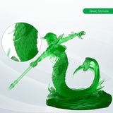 ELEGOO 3D Printer Resin, 405nm Fast UV Curing Standard Photopolymer Resin, High Precision, Non Toxic 3D Resin for Saturn 4/Saturn 3/Mars 5/Mars 4, LCD/MSLA/DLP 3D Printing, Clear Green 1000G Deeplee