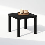 Furinno Simple Square Coffee Table, Side Table, Black Furinno
