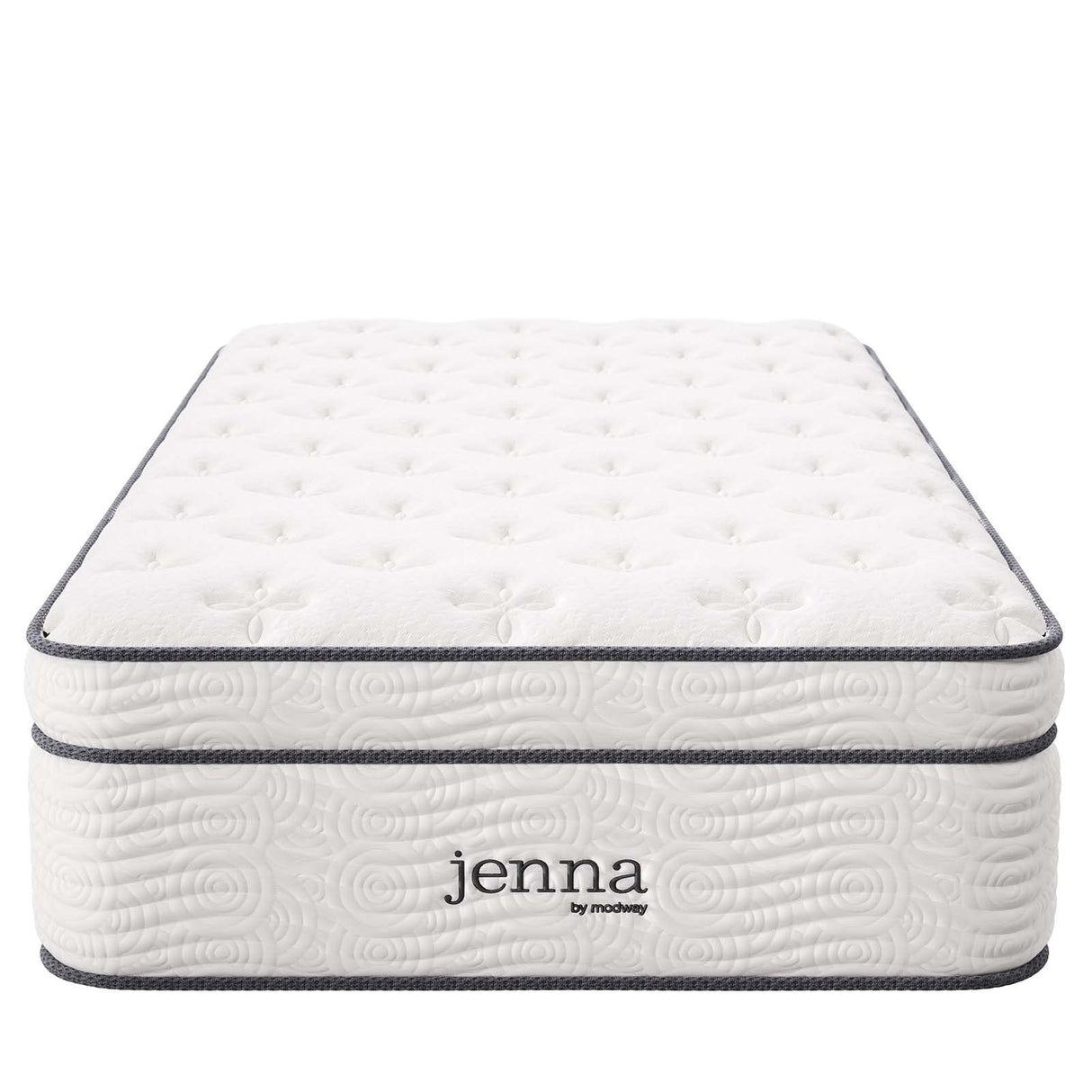 Modway Jenna 14” Innerspring Pillow Top Twin Mattress With Individually Encased Coils Modway