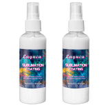 Luyuca Sublimation Spray, 2PC 100ML Sublimation Coating Spray for Cotton Shirts, Canva Coating Liquid, Quick Dry, Super Adhesion, Waterproof, High Gloss Luyuca