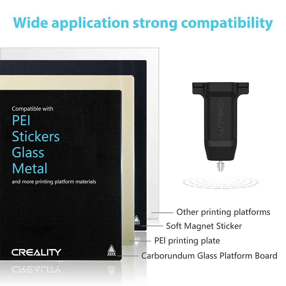 Creality Official CR Touch Auto Leveling Kit, 3D Printer Auto Bed Leveling Sensor Kit for Ender 3 / Ender 3 V2 / Ender 3 Pro/Ender 3 Max/Ender 5 / CR-10 Printers with 32 Bit V4.2.2 / V4.2.7 Mainboard Creality