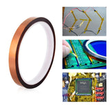 MS WGO 12mm X 33m 108ft Heat Tape Heat Resistant Tape Heat Transfer Tape Thermal Tape High Temp Tape High Temperature Tape Heat Tape for Sublimation for Heat Press No Residue 1Roll MS WGO