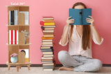 Gdrasuya10 3 Tier 360° Rotating Wooden Bookshelf – Stylish Floor-Standing Book Storage Organizer for Any Room Gdrasuya10