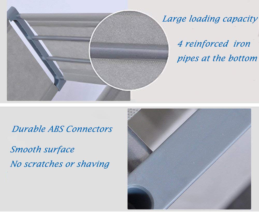 HOSTARME Bookshelf Kids 9 Cube Book Shelf Organizer Bookcase DIY for Bedroom Classroom Office (Gray), Grey HOSTARME