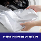 Queen Mattress Protector – Waterproof Zippered Mattress Encasement – Breathable Polyester Membrane – Fits 10″–16″ Deep Mattresses – Full Encasement, Bed Bug & Liquid Barrier, Machine Washable Sweet Home Collection