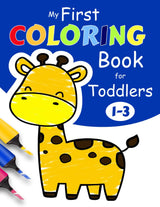 My First Coloring Book For Toddlers 1-3: 100 Simple Pictures to Learn and Color For Kids Ages 1, 2, 3 & 4 ( US Edition) WoodArtSupply