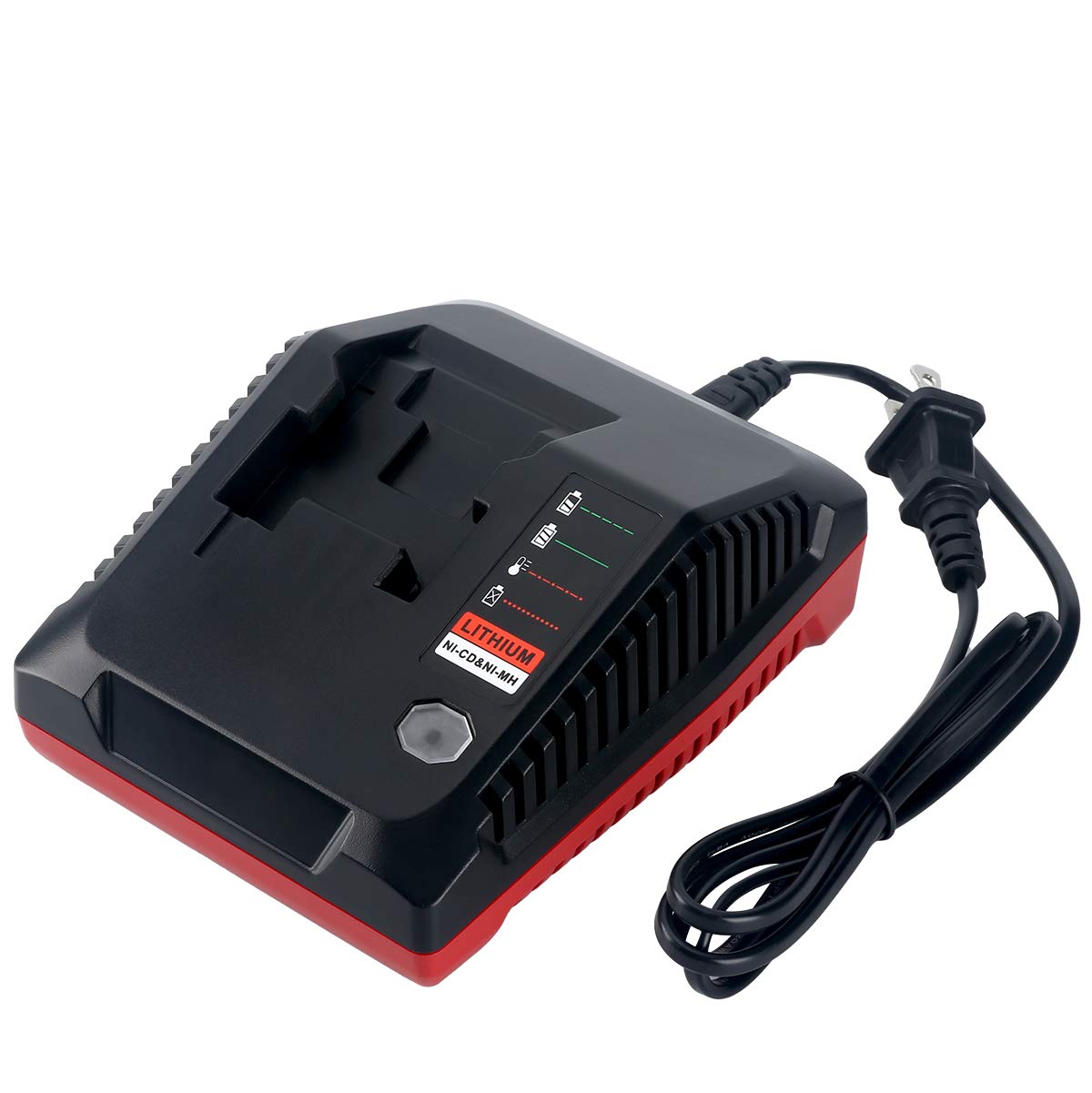 Biswaye PCXMVC 18V 3.0 A Fast Charger Compatible with Porter-Cable 18V Lithium & NiCad NiMh Battery PC18B PC18BLEX PCC489N PC18BL PC18BLX, Compatible with Porter Cable 18V Battery Charger Biswaye