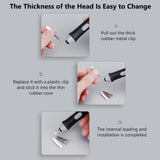 Electric Eraser Kit Automatic Pencil Eraser Battery Operated with 20 Eraser Refills Detailer Tool for Artists Sketching Pencils/Drafting Pencil/Graphite(Black) Walfront