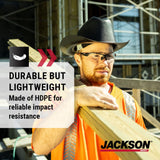 Jackson Safety Cowboy Hard Hat - Western Outlaw Style Construction Helmet with Full Brim Sun Shade - ANSI Z89.1 & OSHA Compliant - (Multiple Colors) JACKSON SAFETY