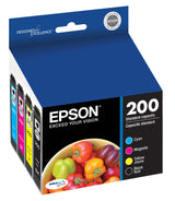EPSON 200 DURABrite Ultra Ink Standard Capacity Black & Color Cartridge Combo Pack (T200120-BCS) Works with WorkForce WF-2520, WF-2530, WF-2540, Expression XP-200, XP-300, XP-310, XP-400, XP-410 Epson