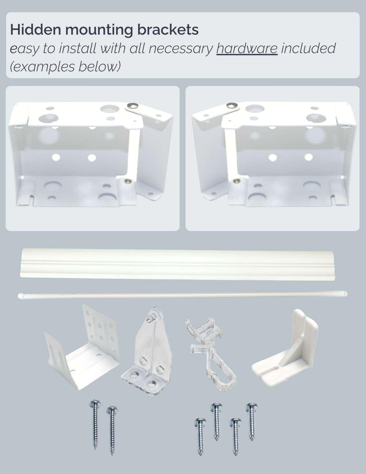 Linen AVENUE Cordless Faux Wood Blind White 25 W x 36 H, Outside Mount Linen AVENUE