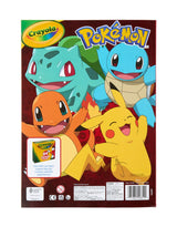 Crayola Giant Pokemon Coloring Book (288 Pages), 2 Sticker Sheets, Coloring Book for Kids & Adults, Travel Activity, Pokemon Gift for Kids, 3+ Crayola