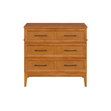 AFI, Santa Fe Twin Murphy Bed Chest with 6" Mattress & Built-in USB Charger, Light Toffee AFI