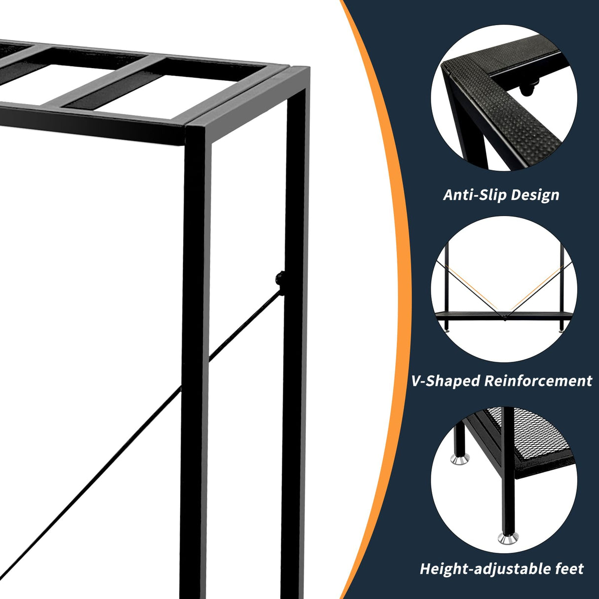 Fish Tank Stand: The Perfect 29 Gallon Metal Aquarium Stand Measuring 32.7" W x 13" D x 32.3" H to Fit Your Aquatic Display Needs. tongmo
