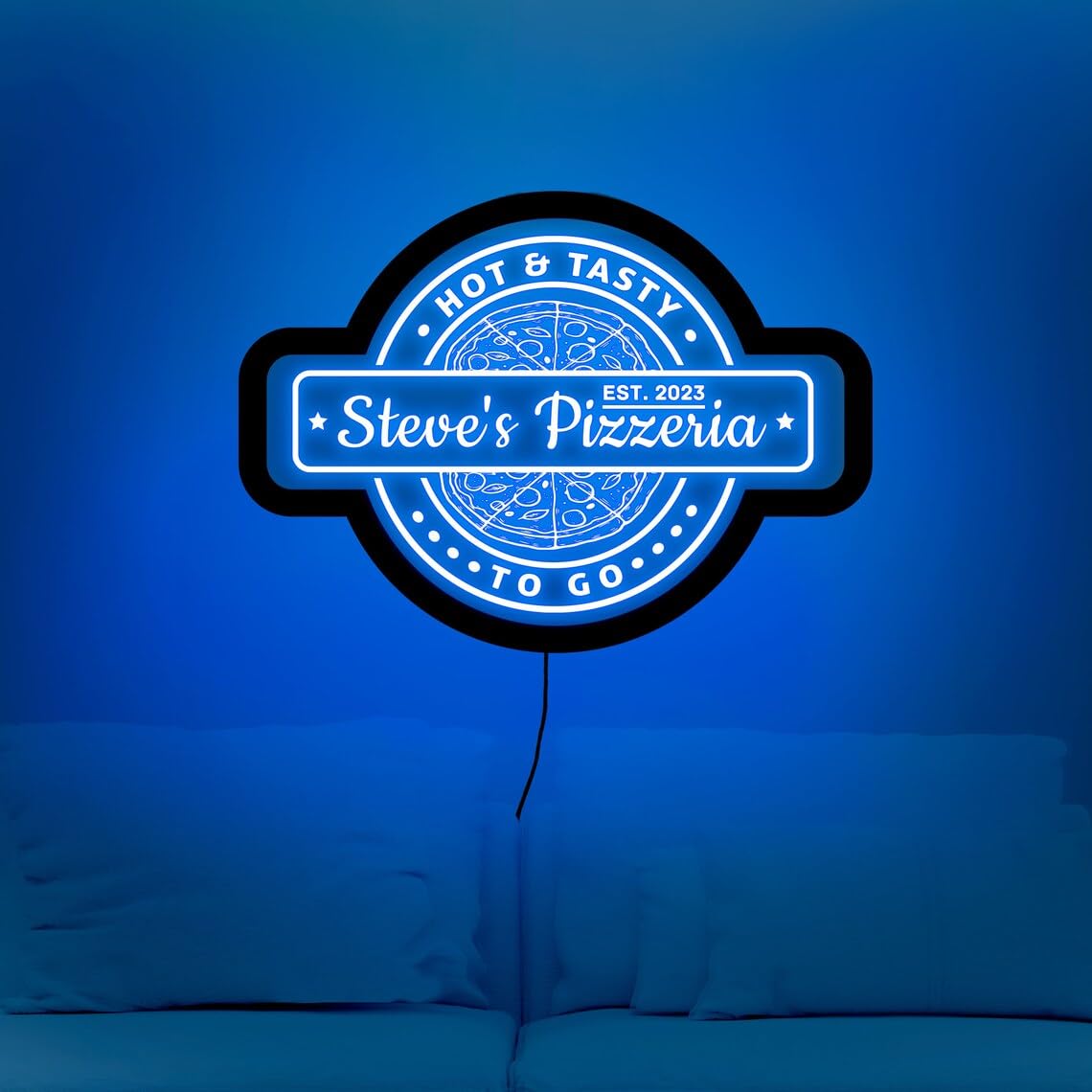 Custom Pizza Neon Sign, Pizzeria Neon Sign, Personalized Pizza Sign, Pizza Led Sign, Pizzeria Sign, Restaurant Neon Sign, Pizzeria Decor souleather