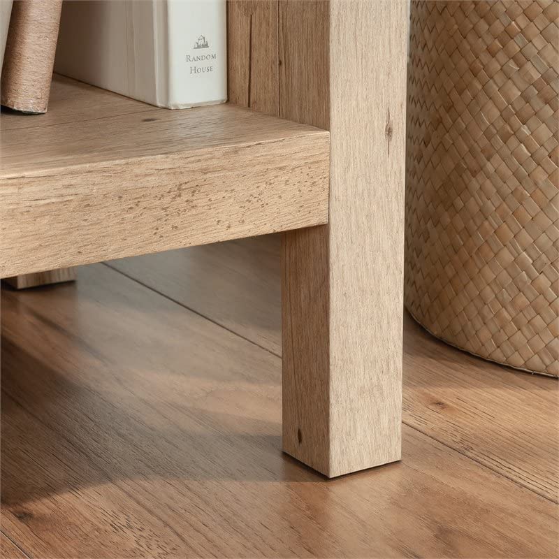 Sauder Pacific View Cubby Bookcase in Prime Oak Finish Sauder